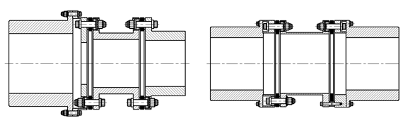  TBP，TBF型 聯(lián)軸器簡(jiǎn)圖